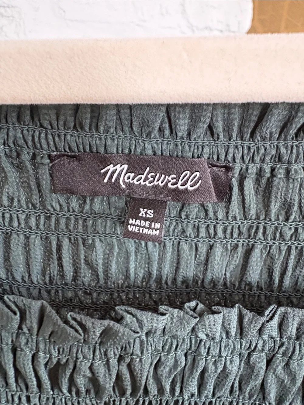 Madewell smocked bodice